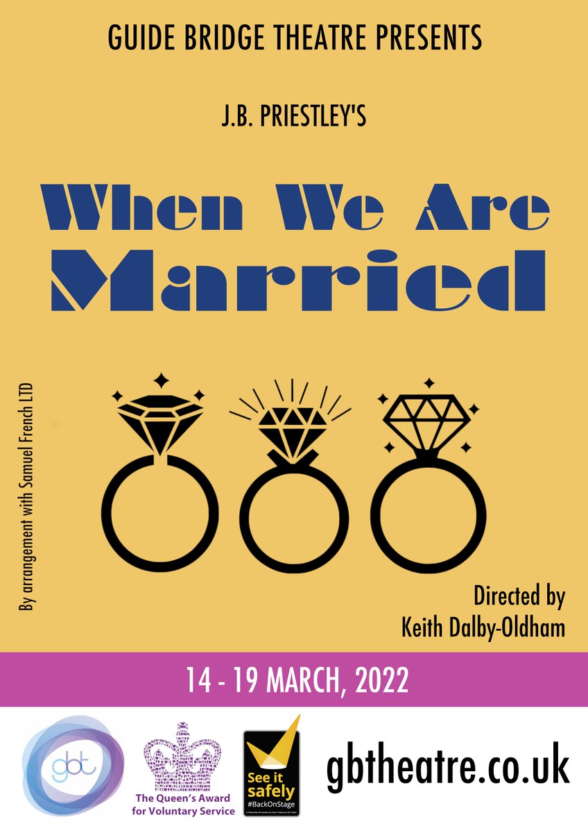 gbtheatre's tweet image. What a fantastic opening night. And we're doing it all over again tonight and nightly until Saturday! J.B. Priestley's comedy When We Are Married running @gbtheatre. Tickets available bit.ly/GBT-WhenWeAreM… and on the door. 
#comedy #seeitsafely #lovelivetheatre
