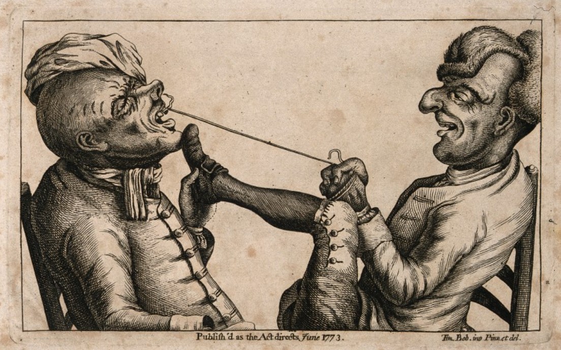 MedievalPlus's tweet photo. Ever wondered what it's like going to the dentist back in the medieval ages? Well, here is what it looked like back in history!

#medieval #medievalhistory #medievaljokes #funny #humor #medievalhumor https://t.co/mnYx2OQLQI