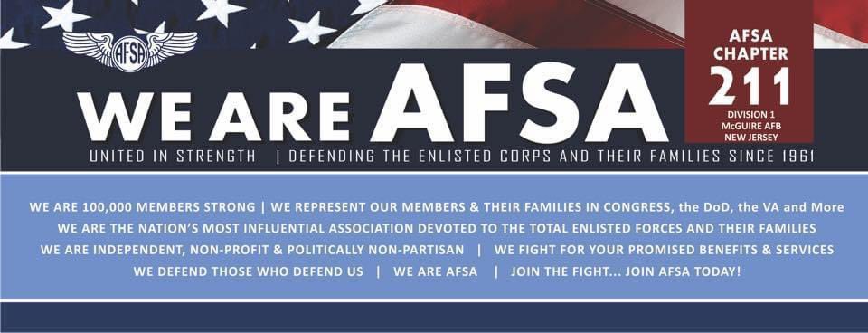 AFSAchapter211's tweet photo. AFSA 211 General Membership Meeting   

CMOF Auditorium 2202 W Arnold Ave, JBMDL, NJ 08641

Look for information about AFSA? Want to become a member? Please join us for our monthly membership meeting! https://t.co/WHNWM2za0A