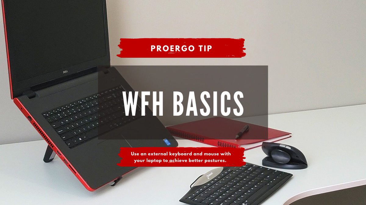 PRO_ergonomics's tweet photo. #PROtip

Working from home? Working from a laptop?

Make sure to plug in an external keyboard and mouse AT MINIMUM to help you achieve better postures!

#TipTuesday #WFH #officeergonomics #injuryprevention #worksmarternotharder https://t.co/3PlICFLtmI