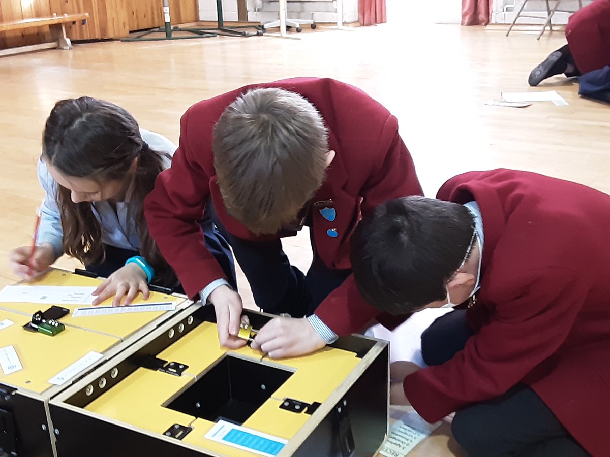 BelmontGrosveno's tweet photo. There was #escaperoom problem solving for our older #BGS children as part of #stem week - the children worked brilliantly in teams and against the clock #happychildren #happyprogress #harrogate #school https://t.co/iyKhR5o9tI