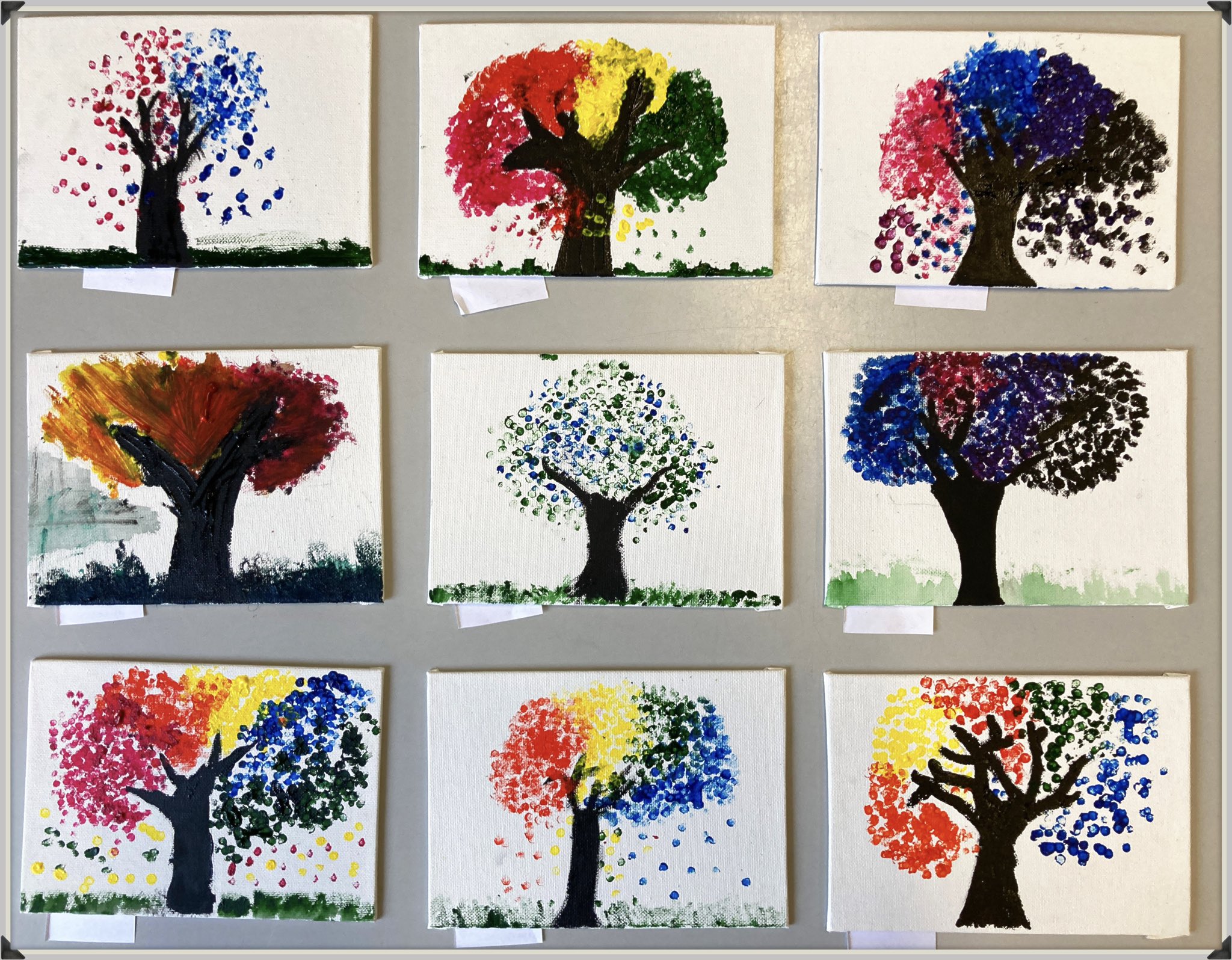 Harston Newton School Look At These Stunning Acrylic Trees From Art Club After School Today Art Trees Paint T Co Lpmvskm7dt Twitter