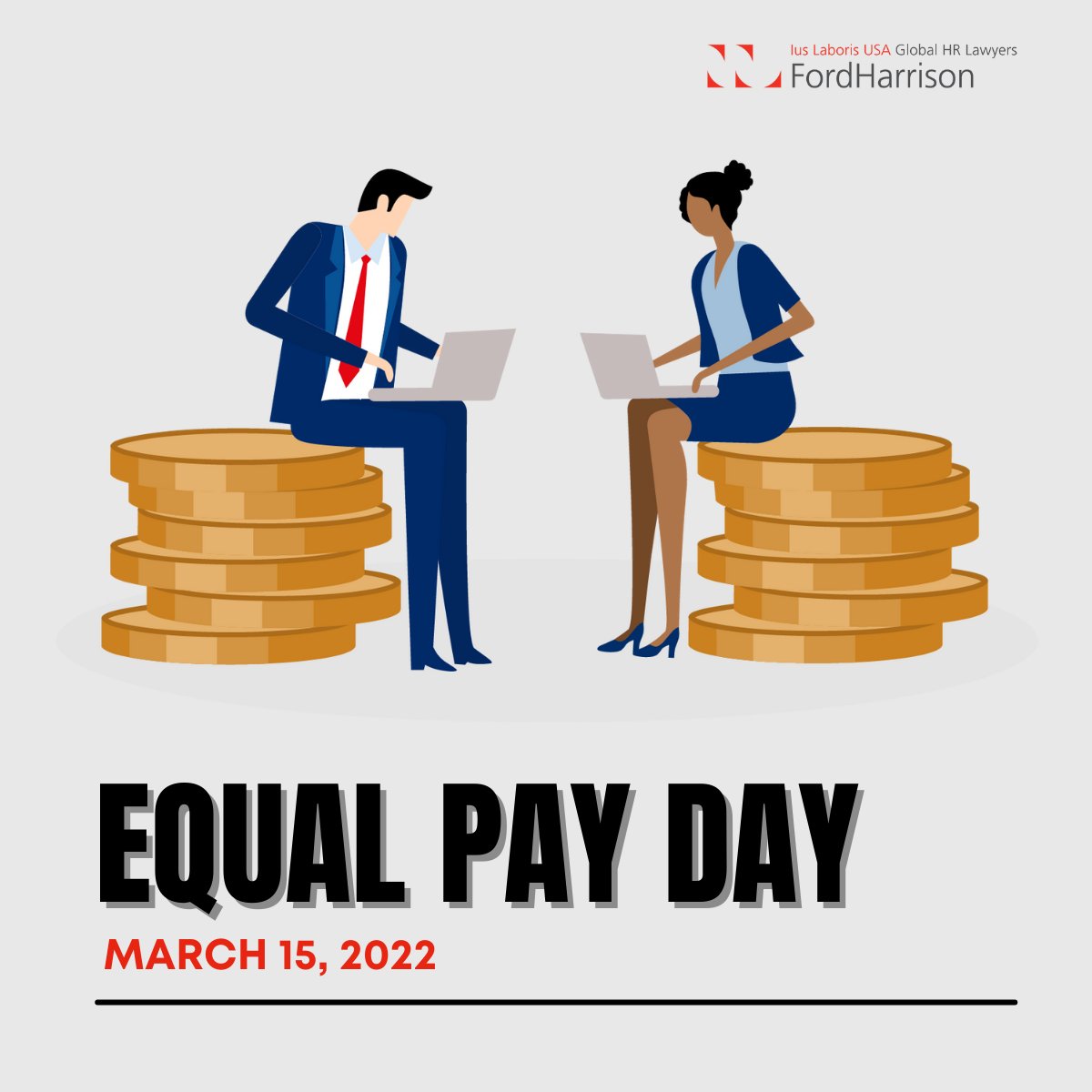 fordharrisonlaw's tweet photo. Today marks how far into the year women must work to earn what men earned in the previous year. Voluntary Diversity, Equity, Inclusion, &amp; Accessibility initiatives must include a focus on pay equity. Commit to closing the gap – conduct an annual pay equity analysis. #equalpay https://t.co/7rHmiLiWb8
