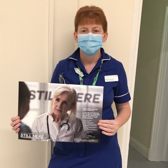 Leic_hospital's tweet image. Today is the first #NationalCancerCNSDay  - a day to appreciate the vital role that cancer clinical nurse specialists like Sharon Savory play in our patients’ cancer journeys.