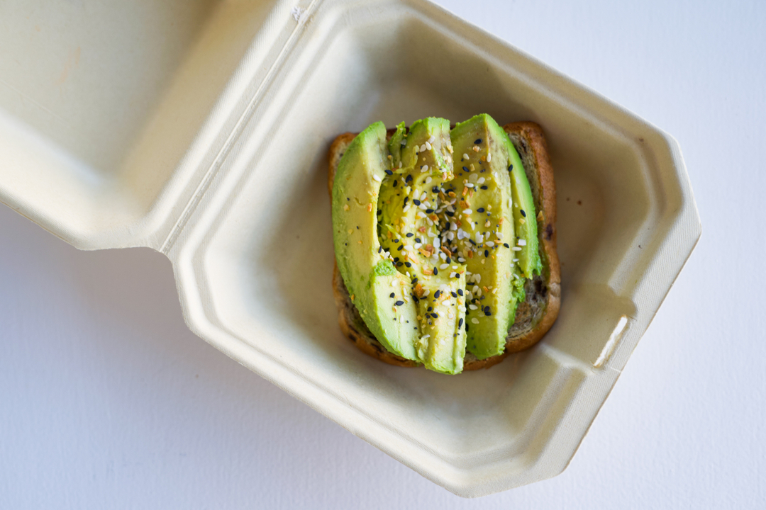 Terravive's tweet image. Avocado toast is one #trendy food these days! Are you a fan? 
We are, as long as it's in a #Terravive eco-friendly take out container! 😉 🥑