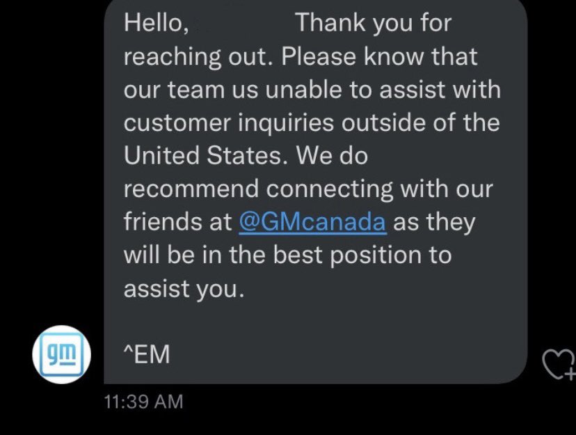 NatalieDTV's tweet photo. @GM Are you able to help? @GMcanada https://t.co/RgvYtDQk9O