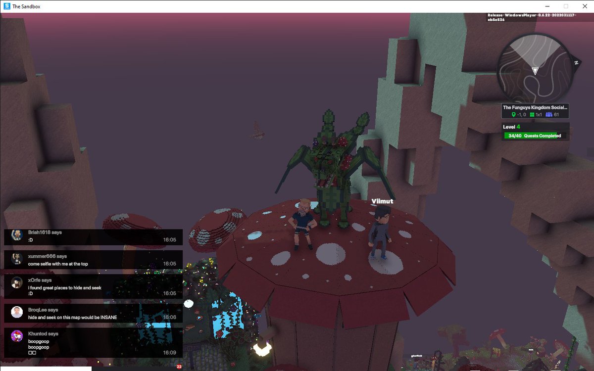 GinaBohrer's tweet photo. @TheSandboxGame I just participated in the daily #SandboxAlphaS2Contest for a chance to earn up to 1,000 $SAND! Starting March 15 - Selfie with the mushroom dragon. Check out my screenshot below! 👇 #SandboxAlphaS2 https://t.co/pvwYEOd7Qr