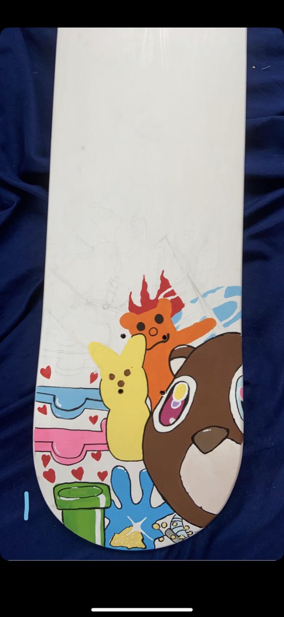 1of1saturn's tweet photo. 1of1saturn custom skateboard deck + proccess. a 9 week project 🦄 https://t.co/jZS1FH6qvc