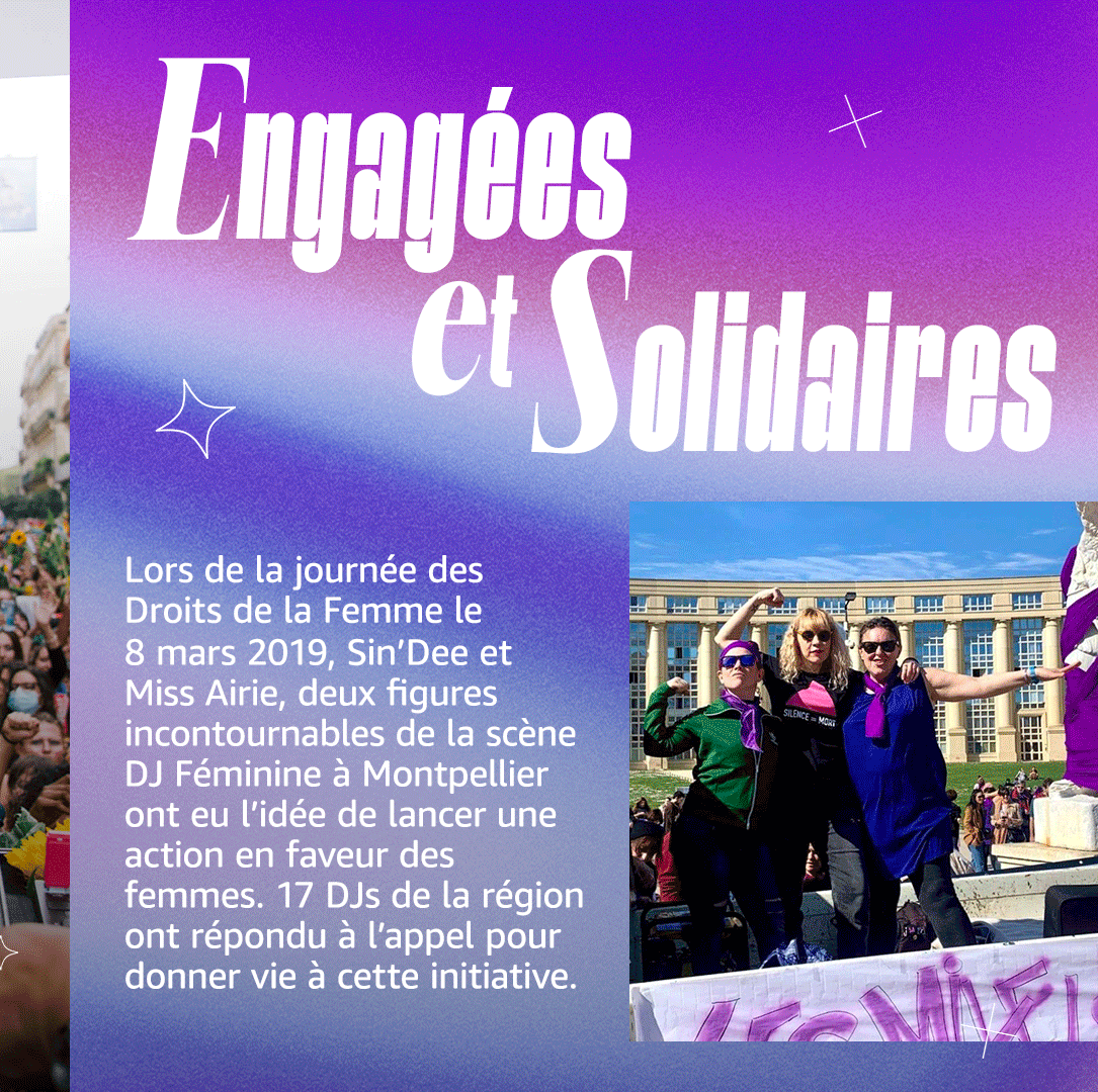 lesmixeuses's tweet photo. Partenariat Les Mixeuses Solidaires x Amazon Music FR ✌️
CHAPITRE 1 : Depuis 2019, Les Mixeuses Solidaires œuvrent pour lutter contre les inégalités et la précarité de manière festive ! Découvrez leurs actions et leurs engagements ⭐ https://t.co/wyQONSCVyF