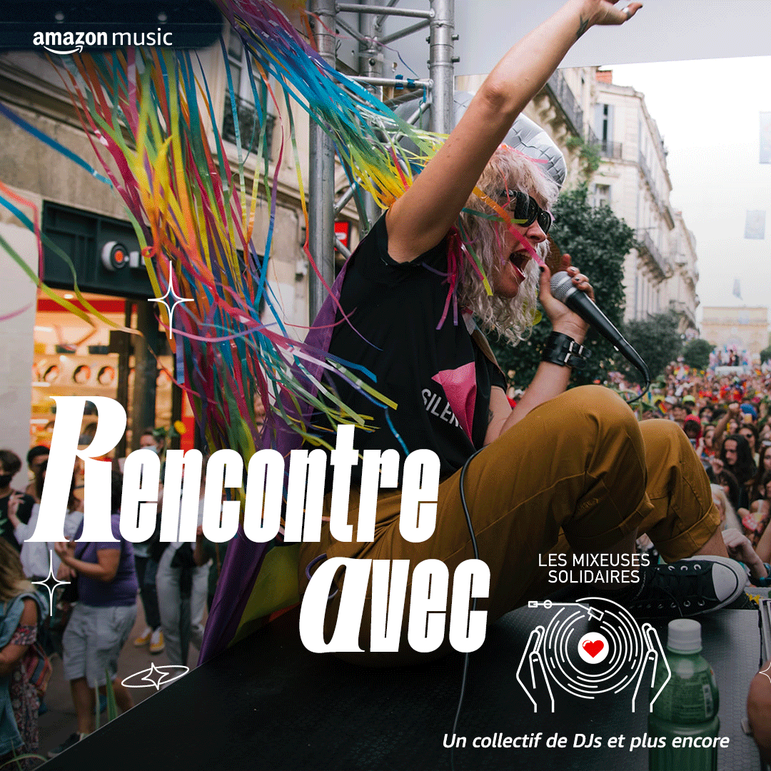 lesmixeuses's tweet photo. Partenariat Les Mixeuses Solidaires x Amazon Music FR ✌️
CHAPITRE 1 : Depuis 2019, Les Mixeuses Solidaires œuvrent pour lutter contre les inégalités et la précarité de manière festive ! Découvrez leurs actions et leurs engagements ⭐ https://t.co/wyQONSCVyF