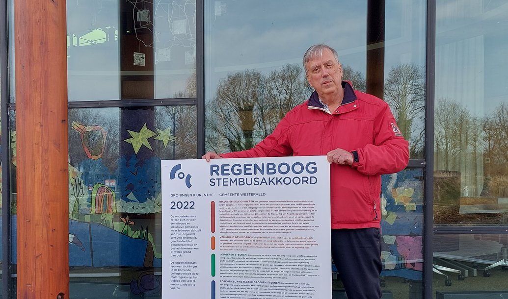 <a href="/progWesterveld/">Progressief Westerveld</a> tekent "Regenboog"stembusakkoord met COC Drenthe, als enige partij in Westerveld... progressiefwesterveld.nl/algemene-raads…