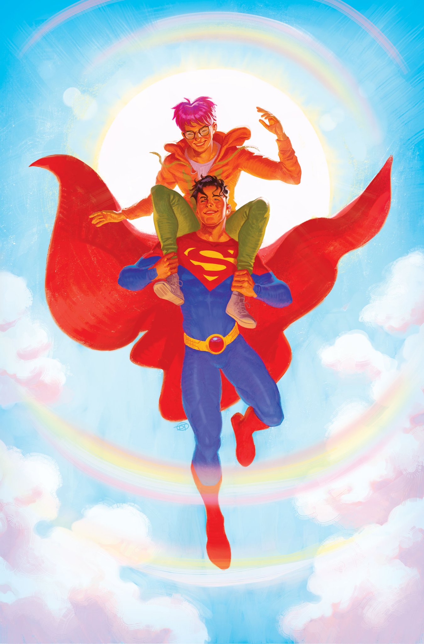 Tom Taylor on X: Jon Kent and Jay Nakamura soar together on the variant  cover to #Superman: Son of Kal-El #12. Art by @DavidTalaski for #DCPride🌈   / X