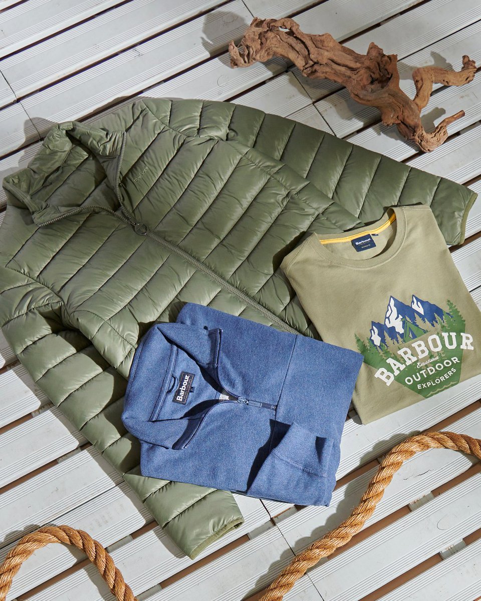 Barbour's tweet photo. Influenced by Ben Fogle's love of adventure and the British coastline, the #BarbourExplorer collection is the perfect embodiment of the #BarbourWayOfLife. 

Shop the collection here: https://t.co/rgsDSns2RR https://t.co/NaMBZRmxQM