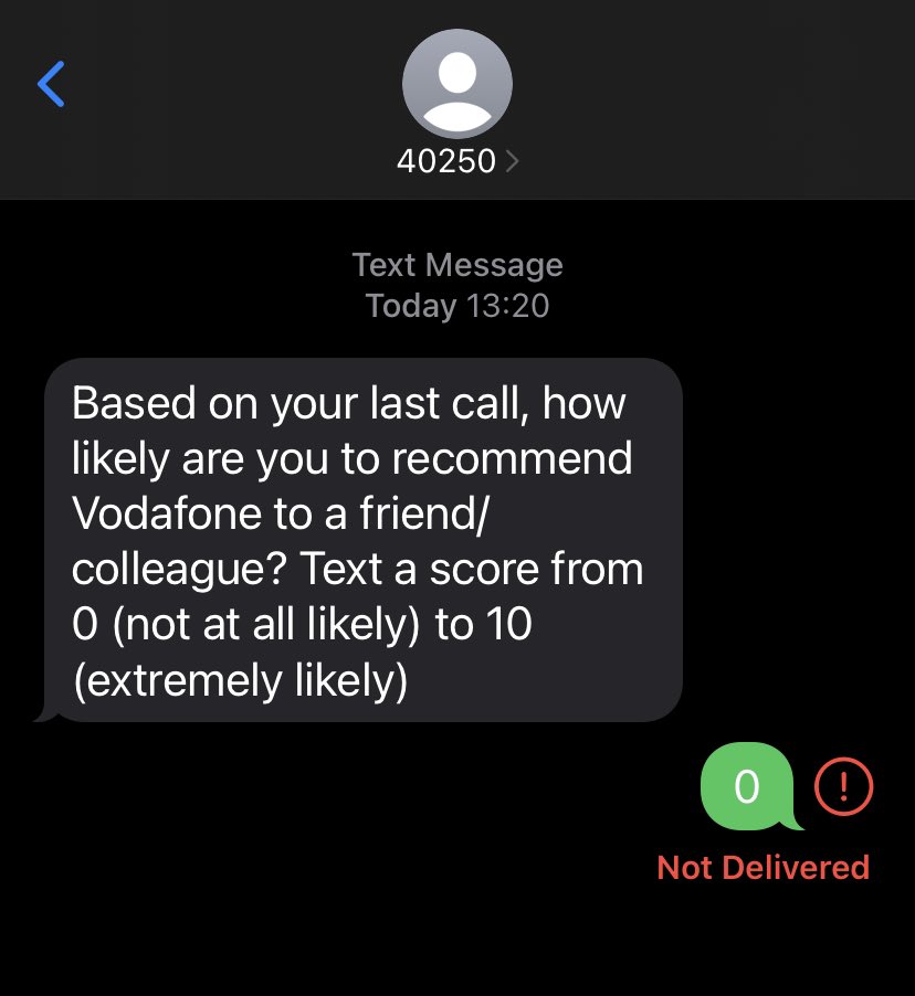 Abbieruss's tweet photo. Hate u @VodafoneBiz 😘 https://t.co/H3mmVimmld