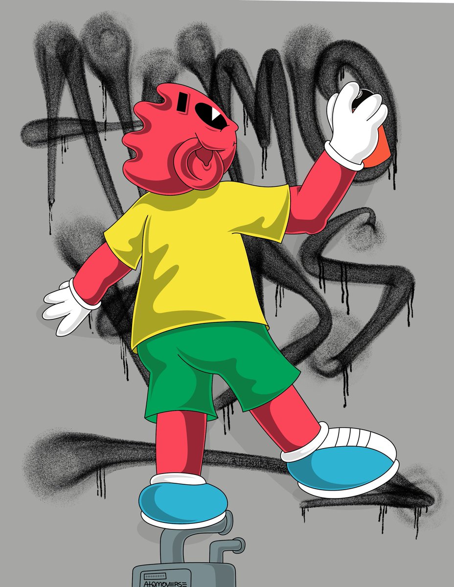 AtomoPJB's tweet photo. ⚡️Atomo Kids⚡️ “A quick Throwie” ❣️ https://t.co/gRQdHyo5j6