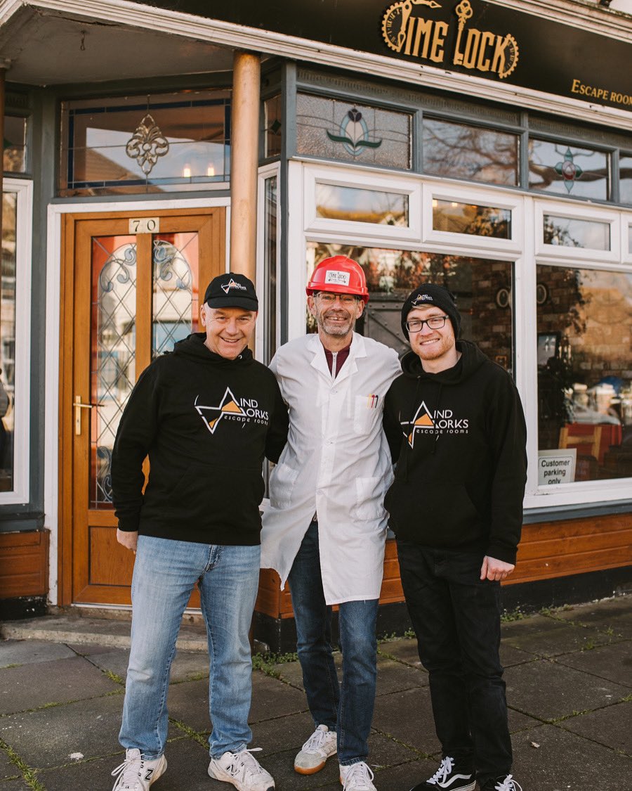 We are so excited to announce that <a href="/TimelockEscape/">Time Lock - Worthing</a> is now under <a href="/MindworksGames/">Mindworks Escape Rooms</a> management!!💥🔐⏳

Wishing Antony a very happy retirement and massive THANK YOU for so cleverly and creatively building this award-winning game from the ground up! 🤝✨

More info via our Facebook 📯