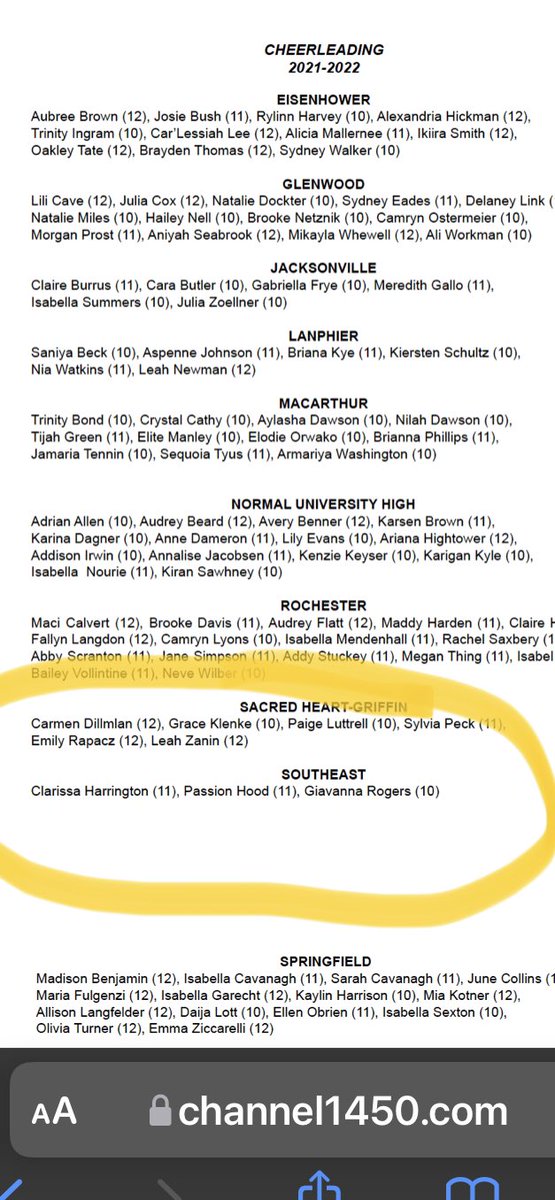 Morris_Asia86's tweet photo. Congratulations to my cheer babies for making the Academic All Conference List! https://t.co/DDqswNA5vw