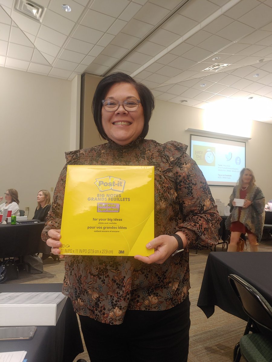 CoxBrandis's tweet photo. Suzanne Matheny was super excited she won a door prize today at our ELA training! @KEDCCRRSA @KEDC1 @MasonCoSchools #CRRSA #YourTrustedPartnerInEducation #WeAreKEDC https://t.co/lvatYfWdtB