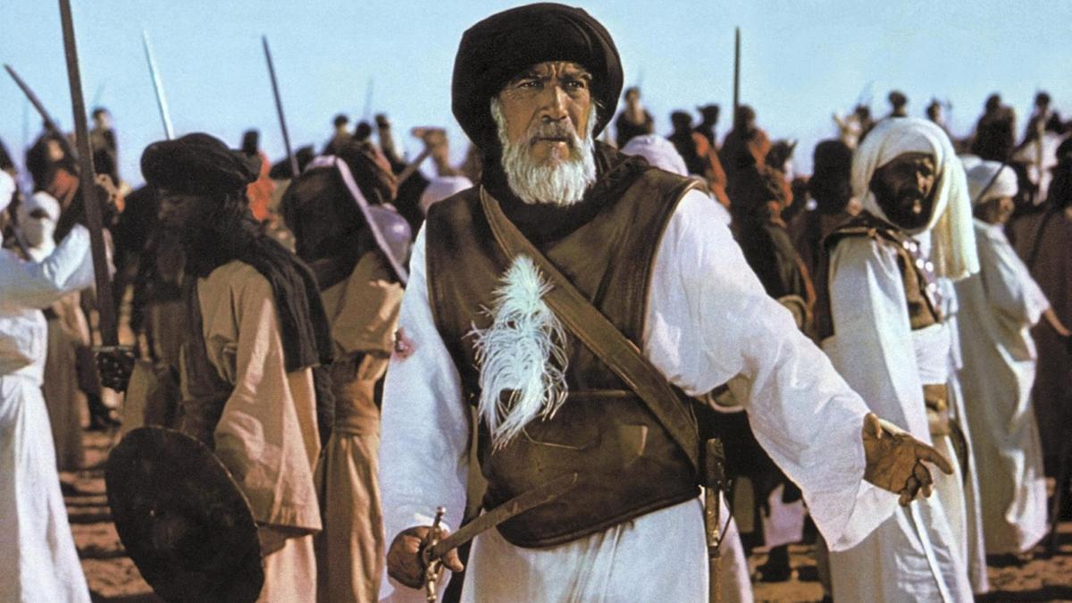 🎬#SaturdayMovie: #AnthonyQuinn performig in #TheMessage with #IrenePapas in 1976. 
Film directed and produced by #MoustaphaAkkad.

#DidYouKnow that this film was made in both English and Arabic with two different casts, scenes were shot back to back in both languages?
#70smovie