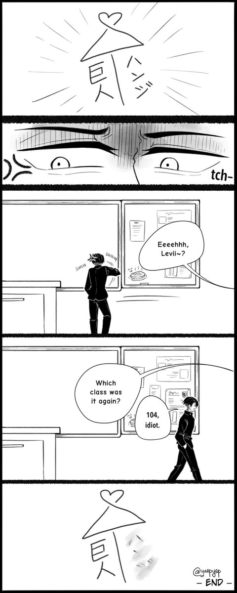 i made a comic based on this hehe
#levihan #リヴァハン https://t.co/6QHgkE4JqZ 