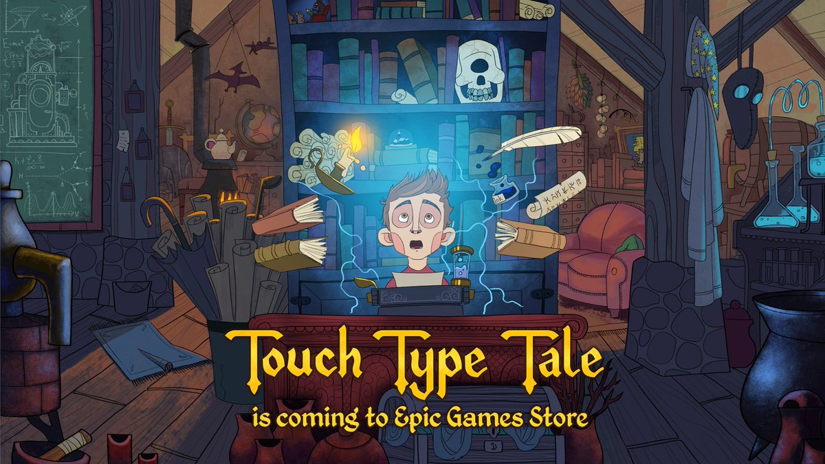 Our friends at <a href="/EpicGamesPub/">Epic News</a> are bringing the spell-binding <a href="/TouchTypeTale/">Touch Type Tale</a> to the Epic Games Store!

With the throne standing empty &amp; barbarians at the gates, join our unlikely hero, Paul, as he ventures forth to save the kingdom!

Wishlist here: epic.gm/touch-type-tale