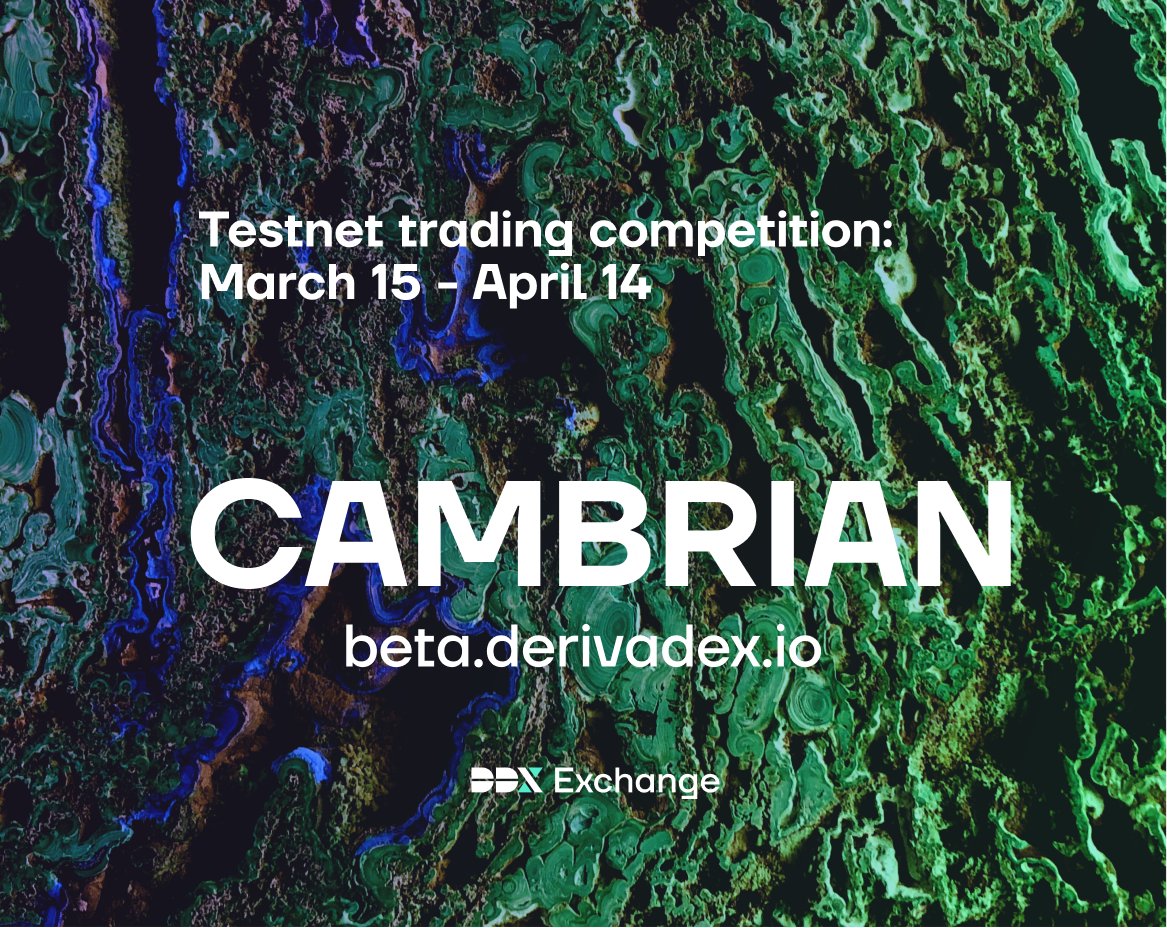 DDX_Official's tweet photo. The #derivaDEXtestnet is open and the trading competition has started!

💫 https://t.co/O50qgt3xqQ https://t.co/qKXjyK5bAf