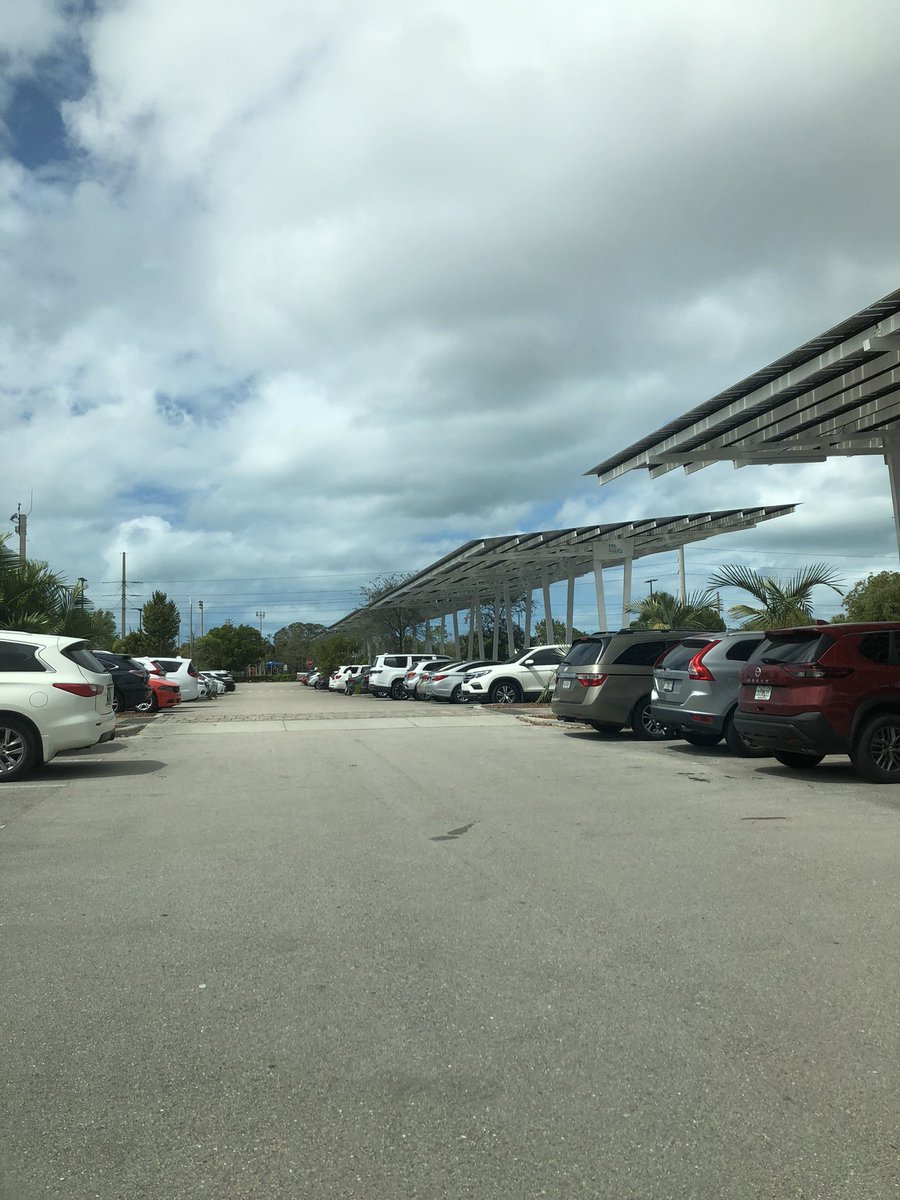 LHulit's tweet photo. There are 8 parking spots for every car in America, there are 289 million cars in the US, at 180sqft per parking spot that’s over 9,500,000 acres of parking space in the US. Seems like a better place for solar panels instead of farm land. https://t.co/ugWVUuRxyg