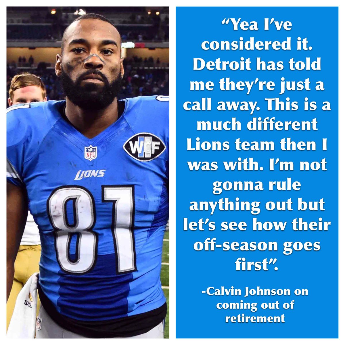 A Lions fan learns about fatherhood from Calvin Johnson Sr. - Sports  Illustrated