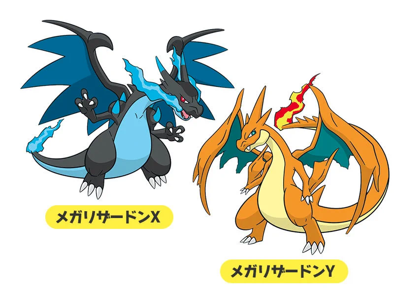 @hinopika さらにもう一つの進化、もとい”シンカ”も。これもまたポケモン界での進化とはまた異なる概念が存在する…！（その亜種にゲンシカイキ──漢字にすると「原始回帰」か──というものも）
短時間だが姿の変化を伴い、一説には負荷がかかる（SM図鑑）メガシンカも特別な石が必要で意外と謎が多いかも？ 