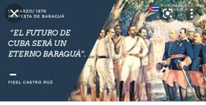 Desde el CDI la llovizna recordando el 144 aniversario de la Protesta de Baragua