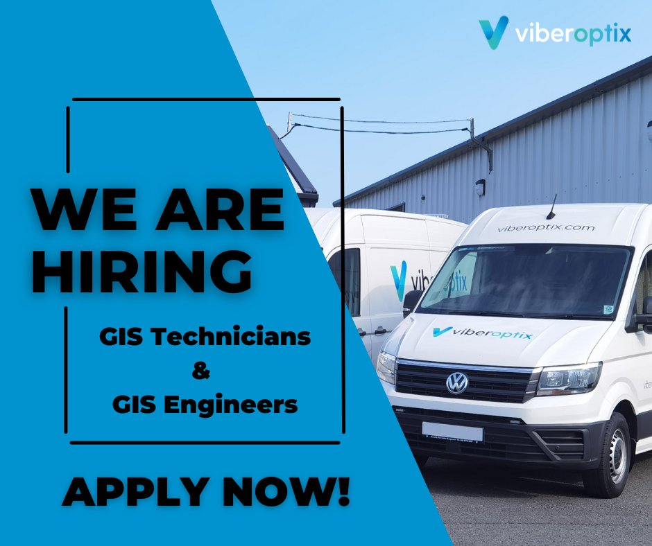 Experience something new

We are recruiting for multiple GIS roles, across all levels.
Join our team and enjoy working within a friendly, forward-thinking company, that offers competitive employee benefits.

See our website for full description:
🔗 viberoptix.com