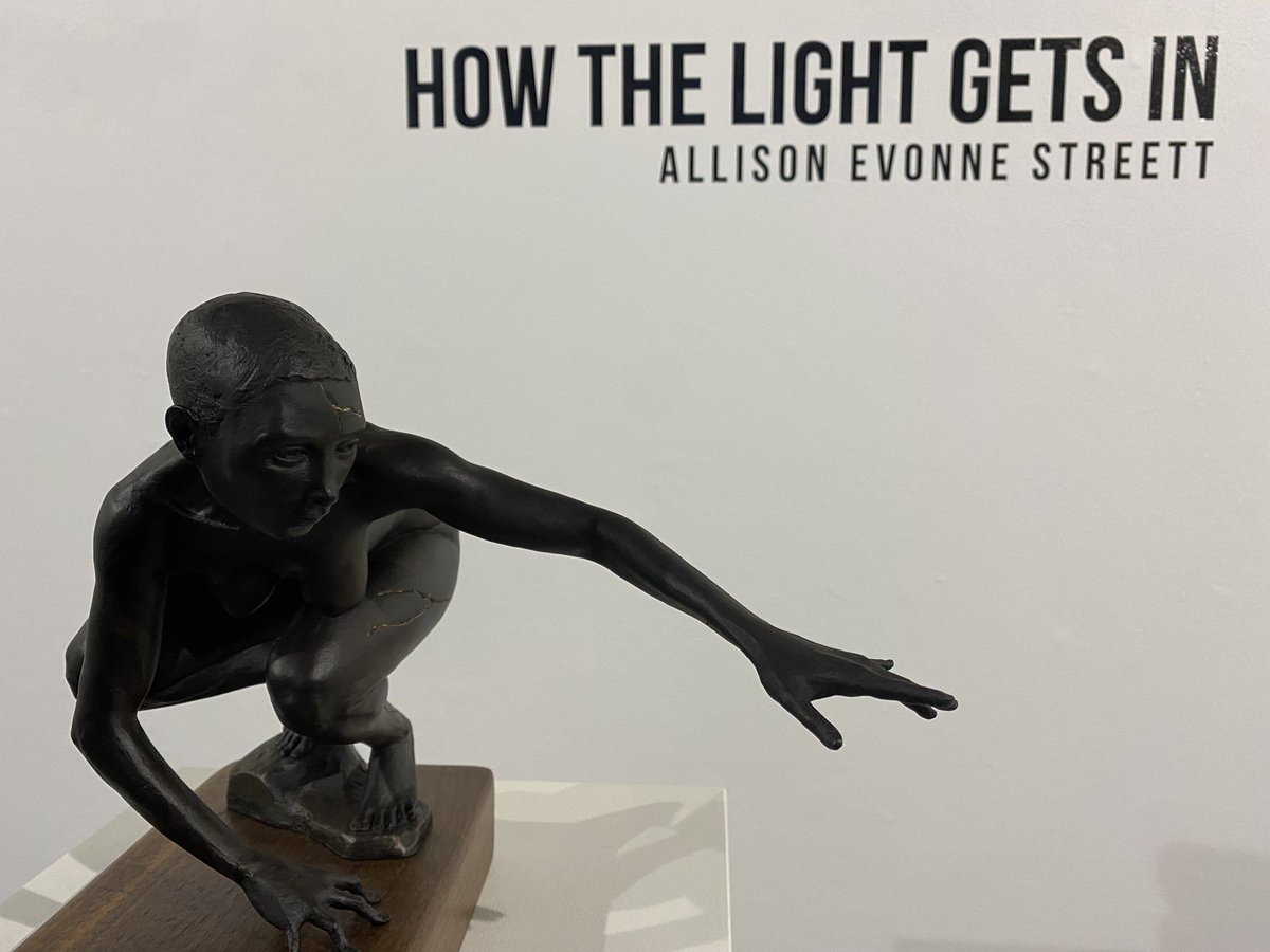 “Ring the bells that can ring,
Forget your perfect offering,
There is a crack in everything, That’s how the light gets in.”
Leonard Cohen

Sculpture by Allison Evonne Street. This show at the gallery at Life in Deep Ellum is stunning. 

#artandtheology
