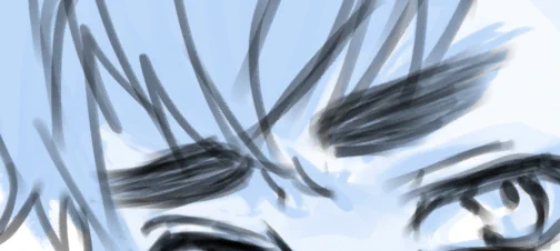 1時間くらいずっと眉毛描いては消し、描いては消してる 