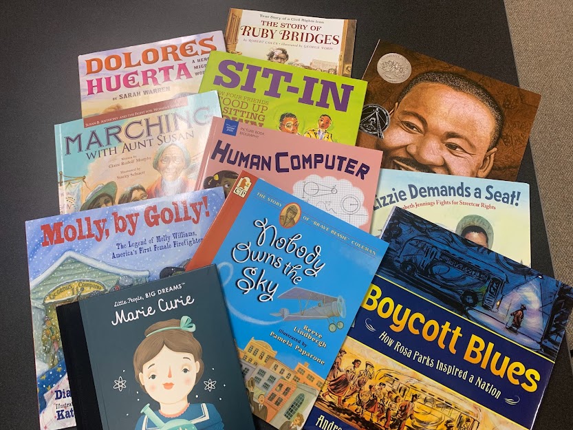 Story Time Tuesday!  On Tuesdays in February and March we start class with a children's book highlighting/celebrating Black and Women's History. Here are a few of my favorites! #WomensHistoryMonth #BlackHistoryMonth #storytime #ChildrensBooks