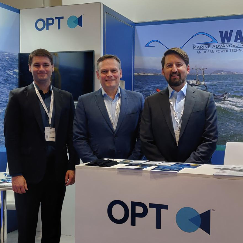 OceanPowerTech's tweet photo. Make it a point to meet with OPT's Matt Burdyny, Colin Walker, and Mark Gundersen Tuesday through Thursday at stand R300 in the Oceanology International 2022 exhibit hall! #Oi22 #offshore #oceanintelligence https://t.co/lFRVHvA1QL