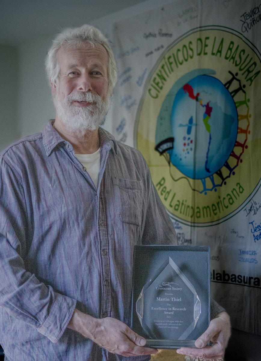 CrustaceanSoci's tweet photo. Congratulations to Professor Martin Thiel, the recipient of the 2021 TCS Excellence in Research Award! Dr. Thiel is a Professor of Marine Biology at the Universidad Catolica del Norte (UCN), Chile and a 2018 Pew Marine Fellow.
#TCSAwards https://t.co/zOpxLLPOc6