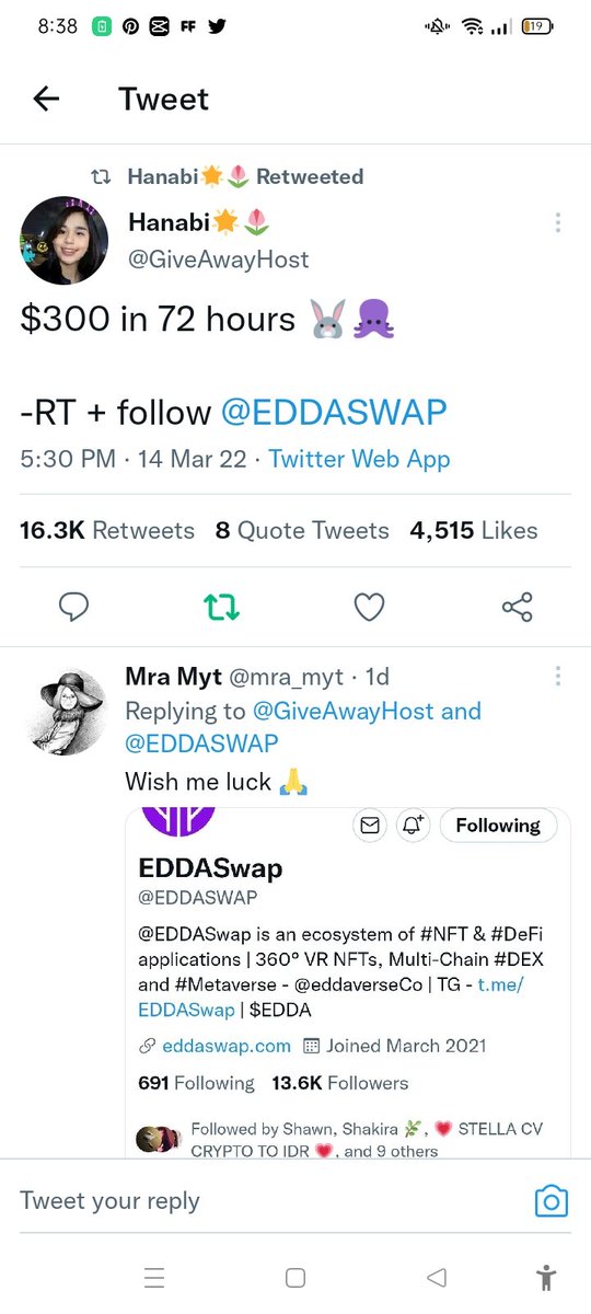 siscar_jane's tweet photo. @GiveAwayHost @EDDASWAP Manifesting to win👏! https://t.co/SuCVFxIpAm