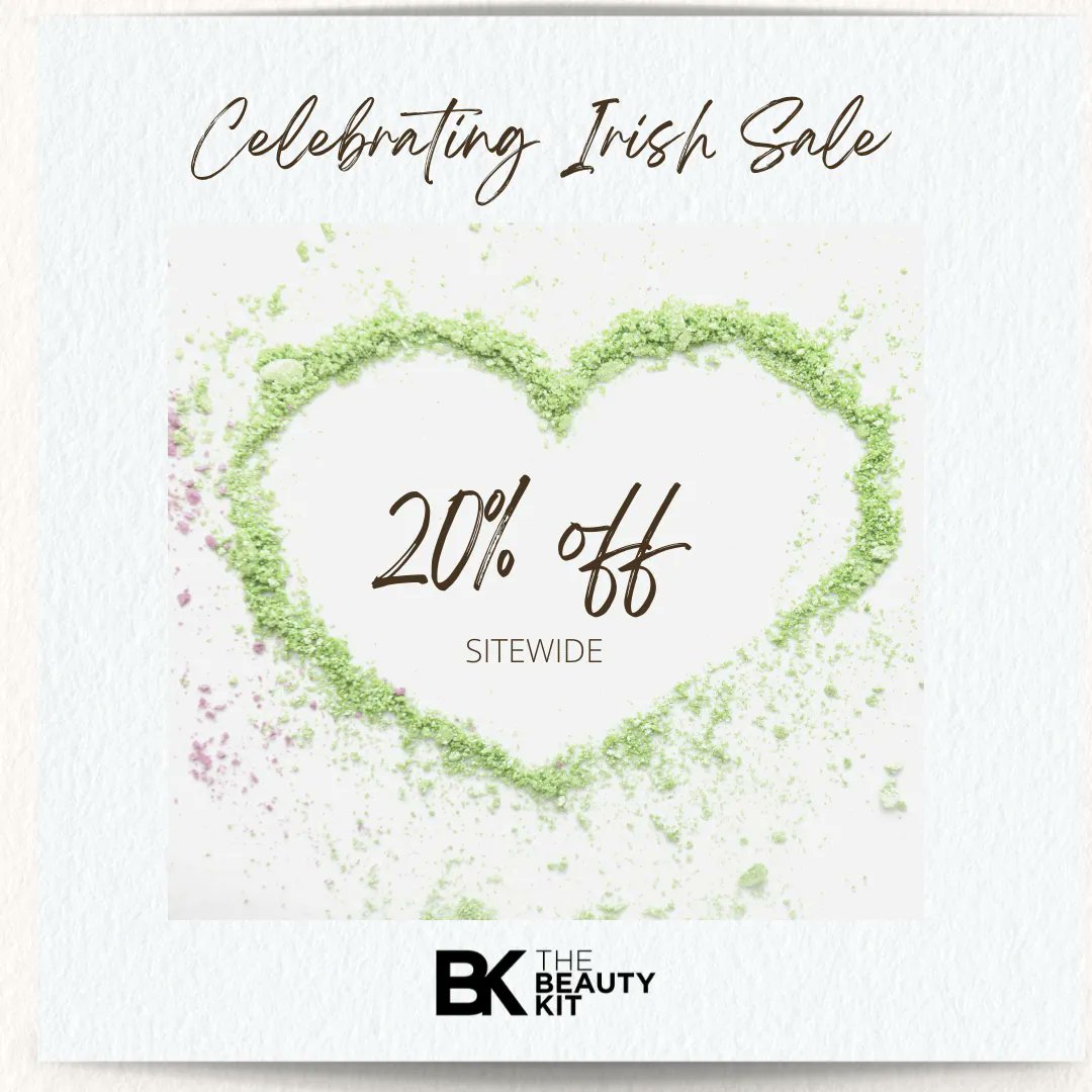 We are celebrating Irish brands this week ☘️ 
As a small Irish business, we are proud to stock lots of amazing Irish brands, so to celebrate the week that's in it, we are giving 20% off site-wide until Sunday. 
Use code IRISH20 in the checkout 💚 
buff.ly/2VBq1aM