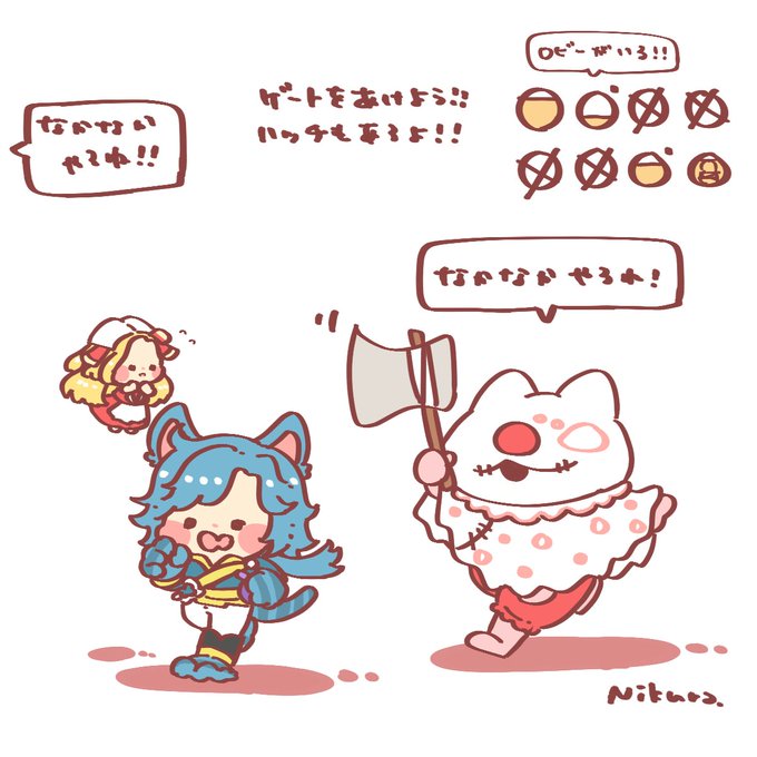 #第五人格
#第五人格イラスト 
なかなかやるね! 