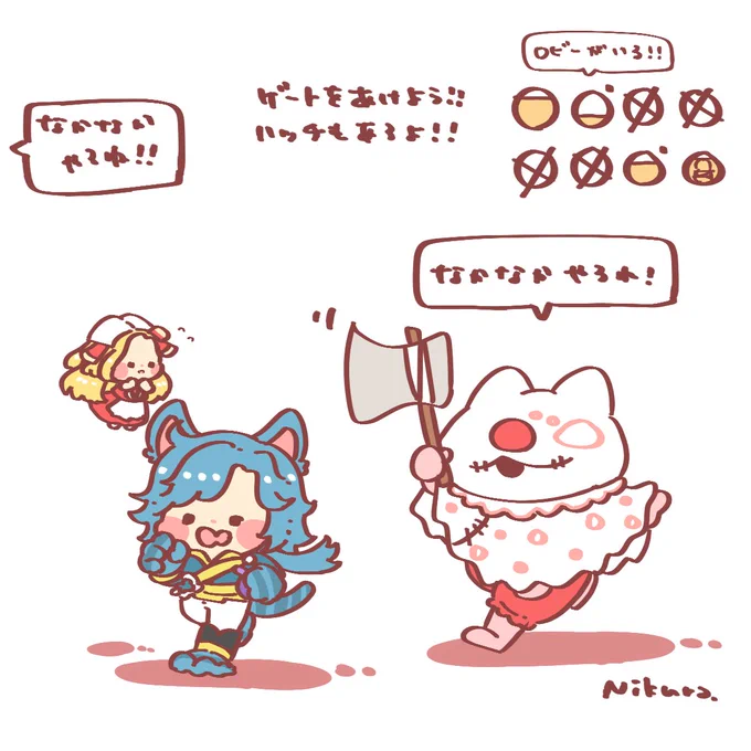 #第五人格
#第五人格イラスト 
なかなかやるね! 