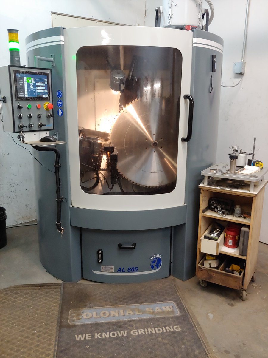 ColonialSaw's tweet photo. If you watched our live demo on Friday, you saw this machine in action. One of our customers replied and said:

"We love our AL 805! It has been a game changer for us. I have stunned some old cowboys with files over here in Western Colorado. It's been great!" https://t.co/GCILVbz5bX