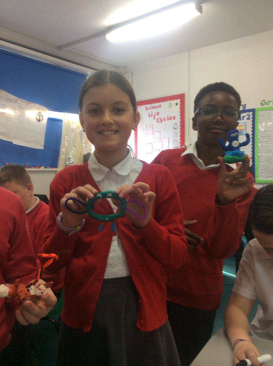 rockinghamrh3's tweet photo. #BritishScienceWeek is in full force here! Children have been researching the conditions on Mars and designing a creature that would survive in the conditions #rockinghamscience @ScienceWeekUK https://t.co/bB0dWIgDqg