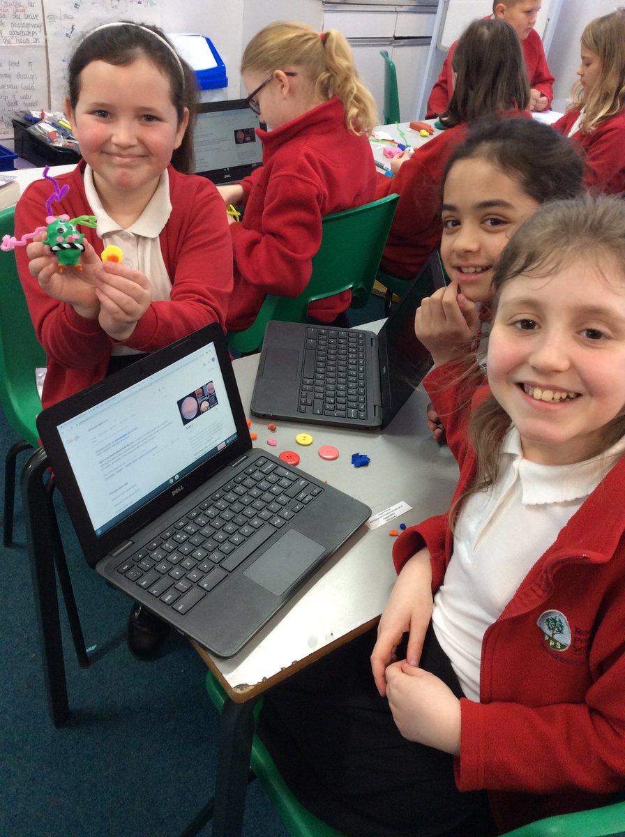 rockinghamrh3's tweet photo. #BritishScienceWeek is in full force here! Children have been researching the conditions on Mars and designing a creature that would survive in the conditions #rockinghamscience @ScienceWeekUK https://t.co/bB0dWIgDqg