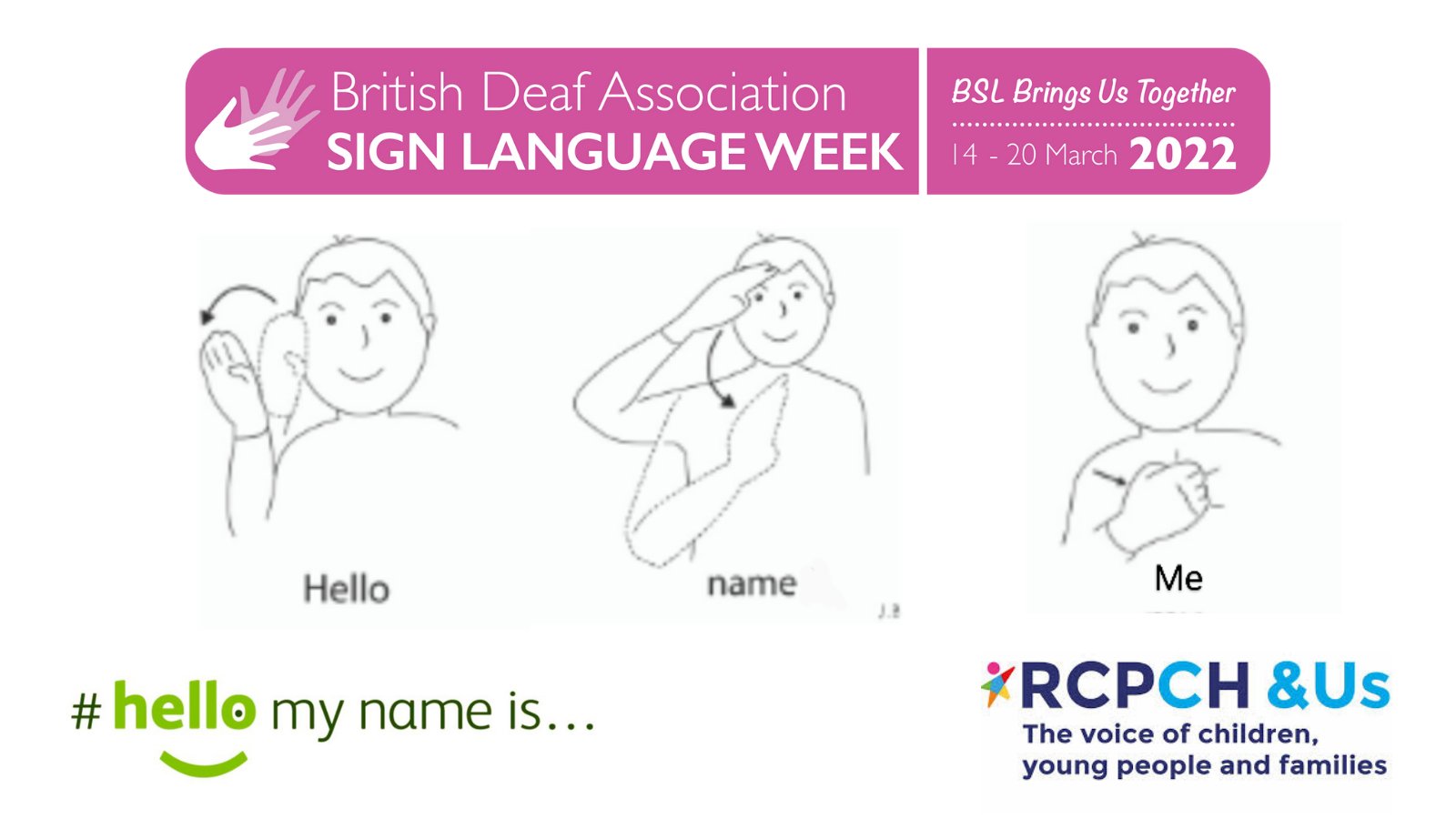 RCPCH_and_Us on X: “Happy #SignLanguageWeek from everyone at RCPCH