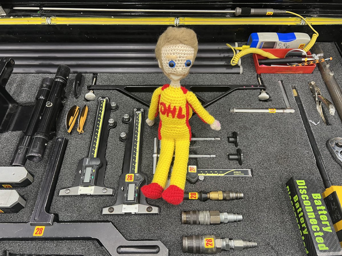 AndrettiIndy's tweet photo. Forget Flat Stanley, we have Mini Romain! 

A talented fan sent us Mini Romain and before we head to @TXMotorSpeedway he decided to check out the shop and help prepare the No. 28 @DHLUS INDYCAR! 

#AllAndretti / @RGrosjean / @IndyCar https://t.co/aYAOaAGl8i