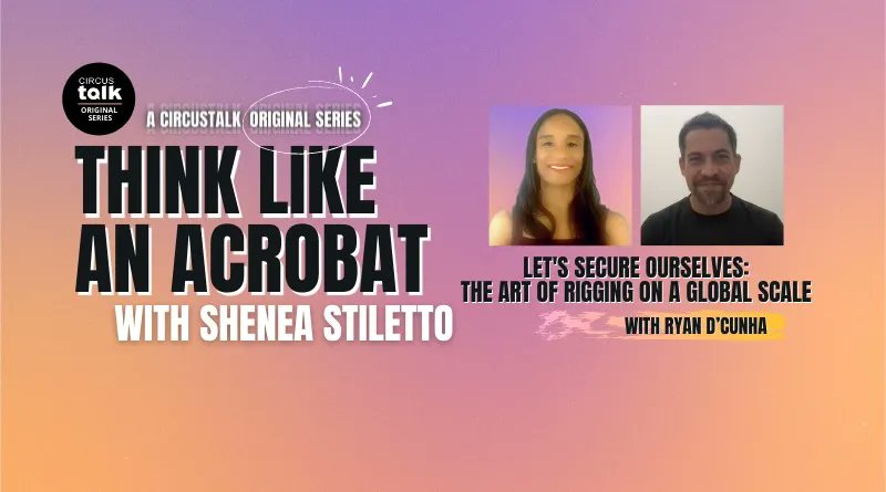StageLync's tweet photo. Get roped into the #circusrigging world with Ryan D'Cunha on the #LiveLikeanAcrobat podcast. Chatting with host Shenea Stiletto, Ryan shares ways #performers can build great relationships with the people #backstage. Listen to the full episode here: https://t.co/l3QbL2p1oe https://t.co/53pXKBsWmU