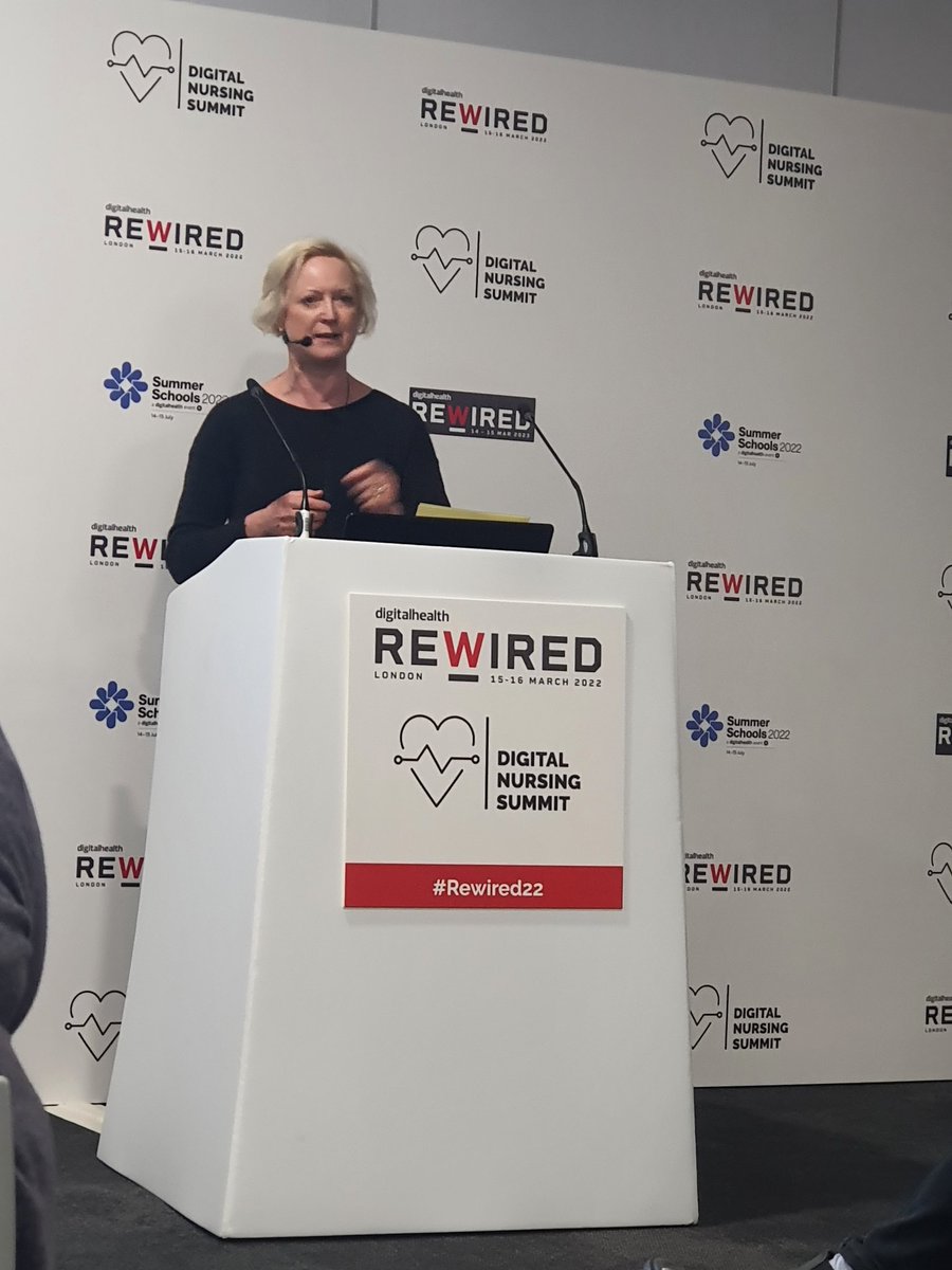 HayleyGrafton's tweet photo. Chief Nursing Officer @CNOEngland calls for a CNIO in every NHS Trust to drive forward the digital agenda. "Data and Digital to change the world". 🌏💻📊! https://t.co/J0r7ycp9mA
