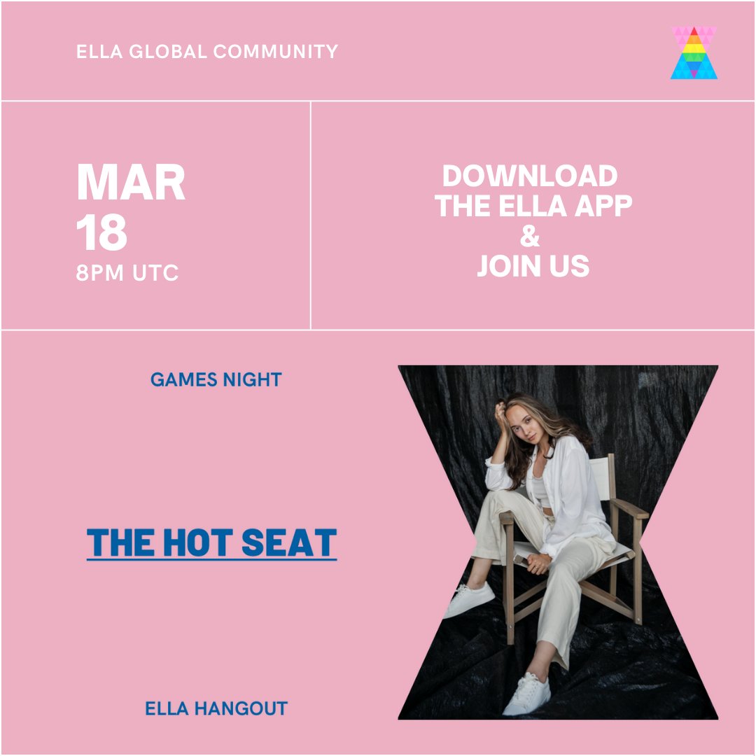 📣This week on the ELLA app! Link in bio

🕊️Tues: Licensed Psychologist helps us with suicidal thoughts
🌕Weds: A fully reclaimed feminine by @sarahwarnaar
💋Thurs: Avoid LBD with Queer Sex Ed by @meduelelaregla
🔥Fri: Games night
🔮Sat: Tarot Card reading by <a href="/AbundantInsight/">Abundant Insights w/ Dil Divine</a>