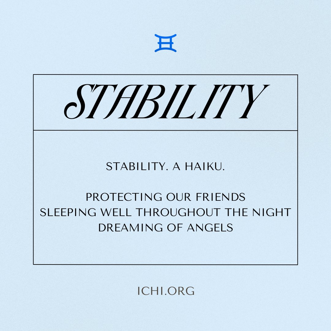 ichifoundation's tweet photo. Welcome to the ICHI Core Values Series 😇

Stability - The strength to stand or endure. With ICHI, any community can stay comfy during the crypto winter. 

#ICHI #ICHICoreValues $ICHI #AngelVaults https://t.co/LJuYde5NWM