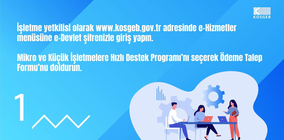Mikro ve Küçük İşletmelere Hızlı Destek Programı’nda istihdam ettiğiniz personelin SGK kayıtlarına yansımasının ardından ödeme talebinde bulunabilirsiniz.

Lütfen bunlara dikkat ⚠️